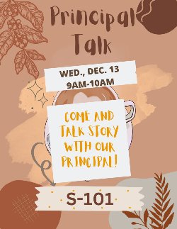 Dec. Monthly Principal Talk